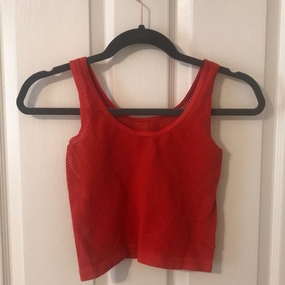 mesh red tank